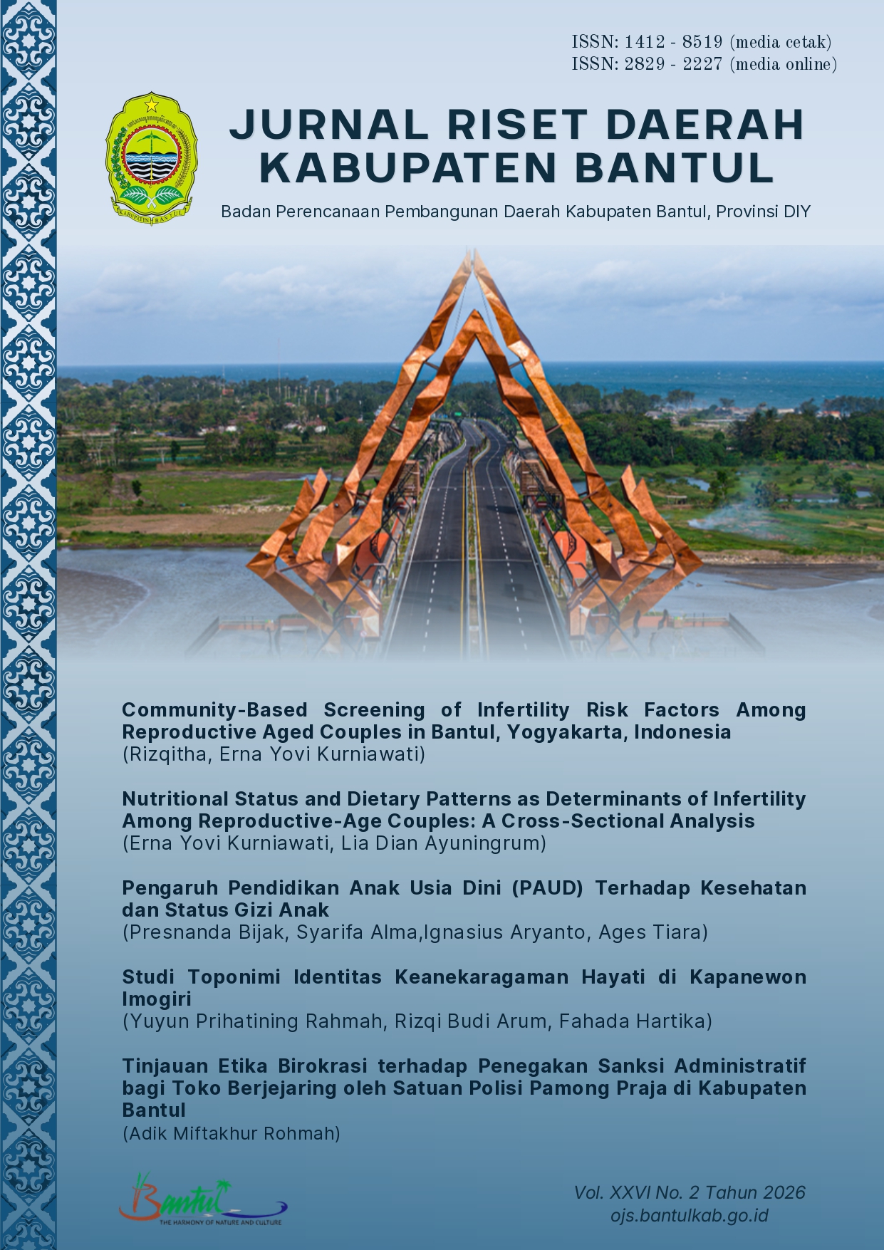					Lihat Vol 26 No 2 (2026): JURNAL RISET DAERAH
				