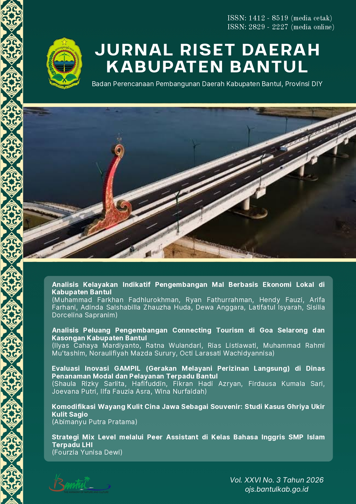 					Lihat Vol 26 No 3 (2026): JURNAL RISET DAERAH
				